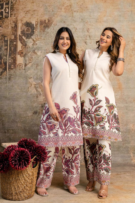 Cotton Flex Sleeveless Coord Set