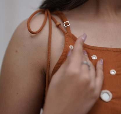 Heavy Cotton Mirror Work 2 Piece Set