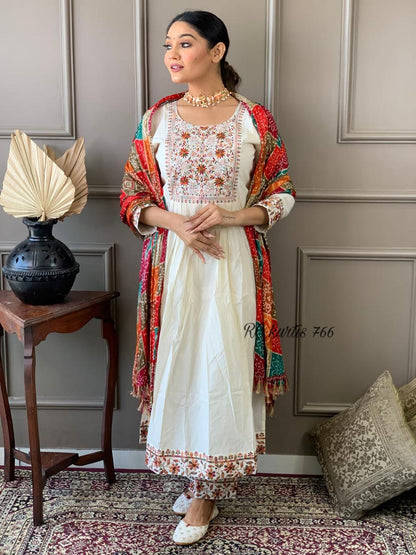 Beautiful Work Premium Embroidery Kurta Set