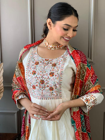 Beautiful Work Premium Embroidery Kurta Set