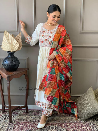 Beautiful Work Premium Embroidery Kurta Set