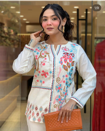 Chic & Breezyjaipur Trendz Embroidered Cord Set For Every Occasion