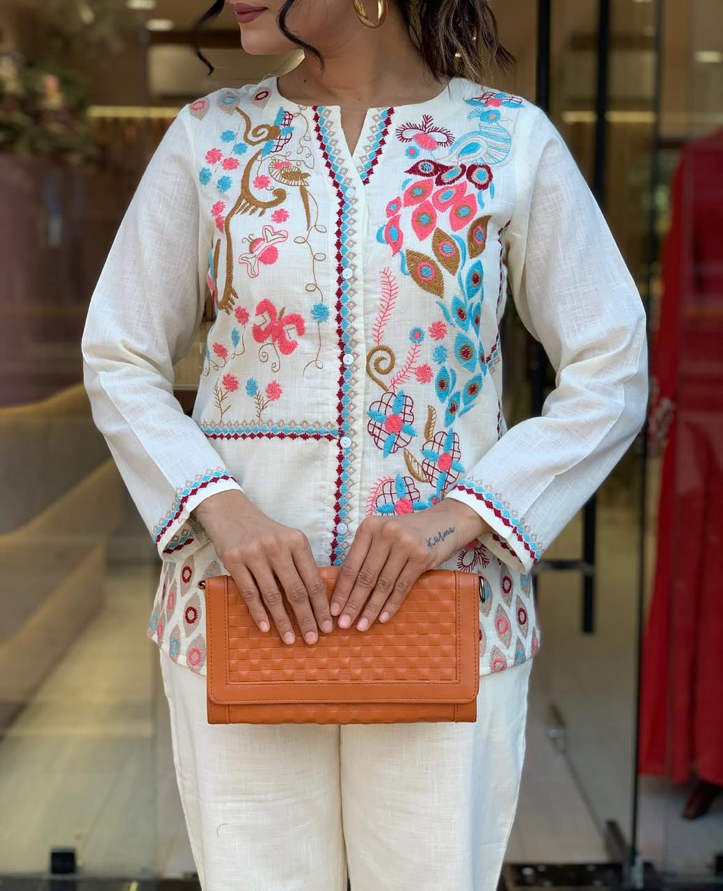 Chic & Breezyjaipur Trendz Embroidered Cord Set For Every Occasion