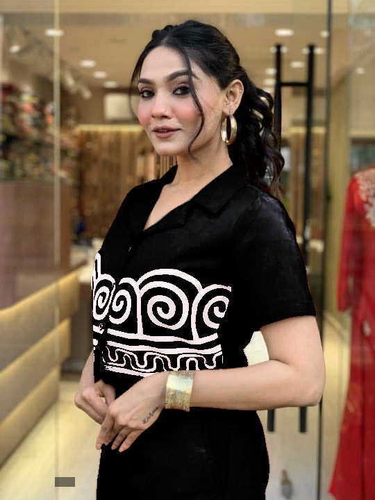 Voguish Cotton Embroidered Cord Sets