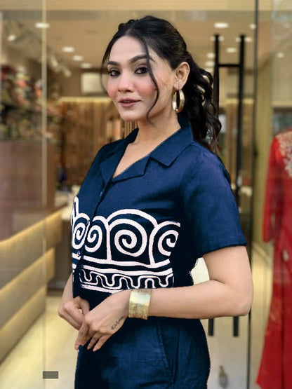 Voguish Cotton Embroidered Cord Sets