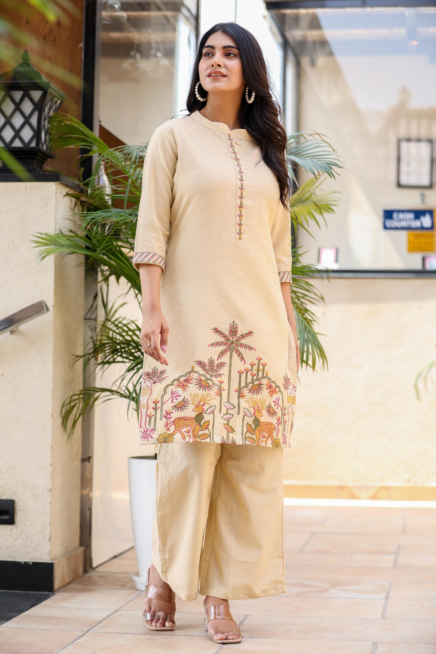 Effortless Style Coord Set In Pure Cotton Flex