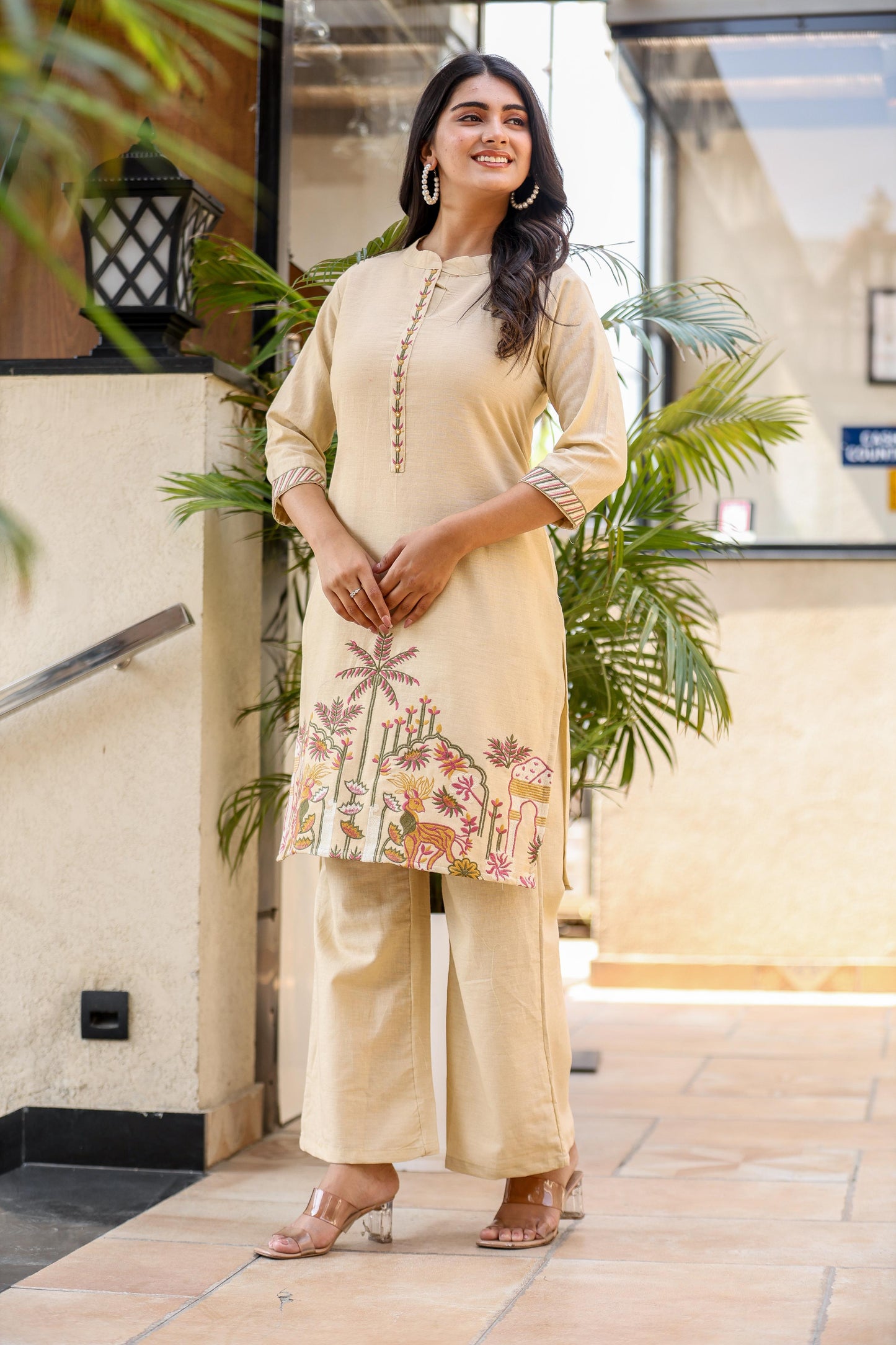 Effortless Style Coord Set In Pure Cotton Flex