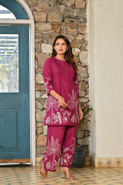 Beautiful Tree Print Co- Ord Set